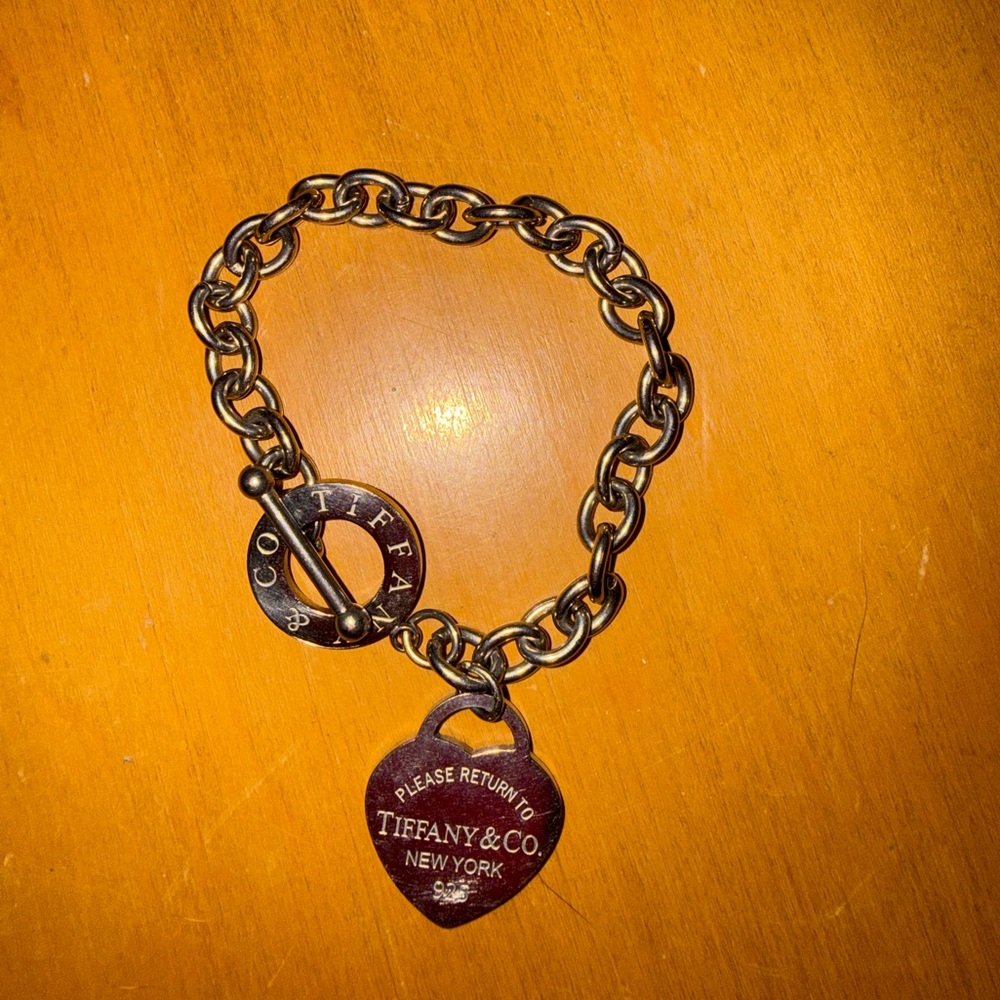 Tiffany & Co. Silver Heart Tag Bracelet